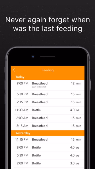 Baby Log Screenshot 4 - AppWisp.com Baby Log Screenshot 4 - AppWisp.com