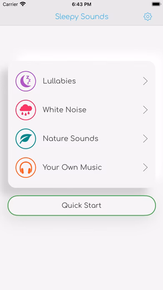 Sleepy Sounds Screenshot 1 - AppWisp.com