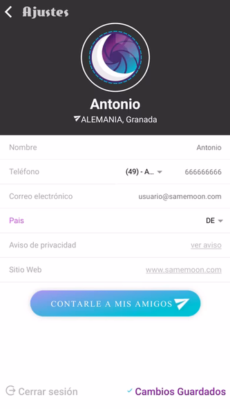 SameMoon App Screenshot 4 - AppWisp.com SameMoon App Screenshot 4 - AppWisp.com