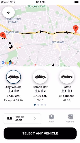 Keen Group Minicab TAXI Screenshot 3 - AppWisp.com Keen Group Minicab TAXI Screenshot 3 - AppWisp.com