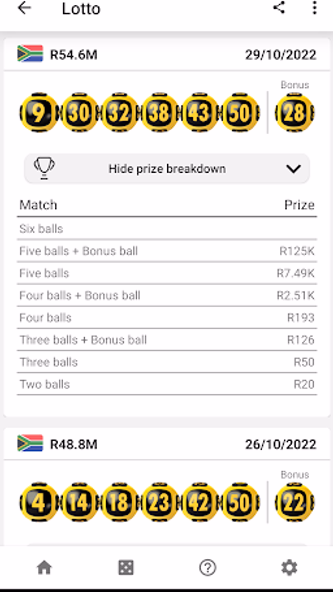 National Lottery Results Screenshot 4 - AppWisp.com National Lottery Results Screenshot 4 - AppWisp.com