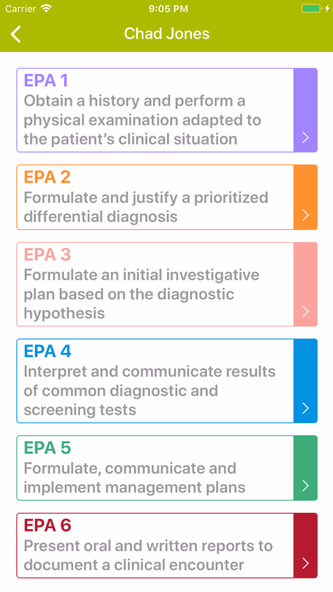 UGME EPAs App Screenshot 3 - AppWisp.com UGME EPAs App Screenshot 3 - AppWisp.com