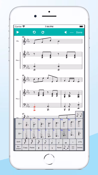 Score Creator: compose music Screenshot 1 - AppWisp.com Score Creator: compose music Screenshot 1 - AppWisp.com