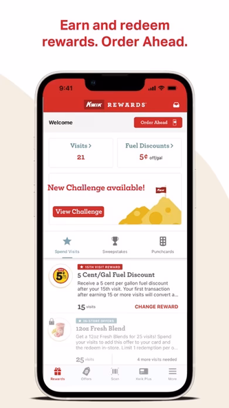 Kwik Rewards Screenshot 1 - AppWisp.com Kwik Rewards Screenshot 1 - AppWisp.com