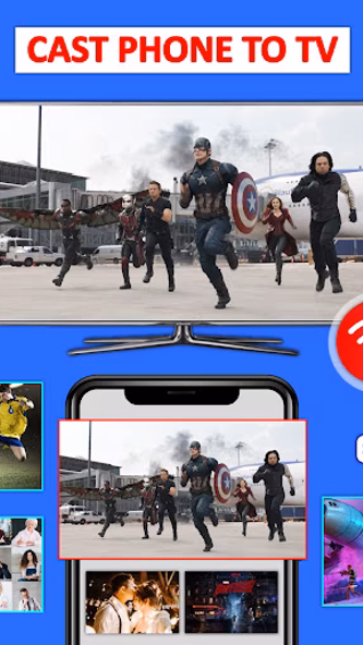 Cast Phone to TV, Chromecast Screenshot 1 - AppWisp.com Cast Phone to TV, Chromecast Screenshot 1 - AppWisp.com