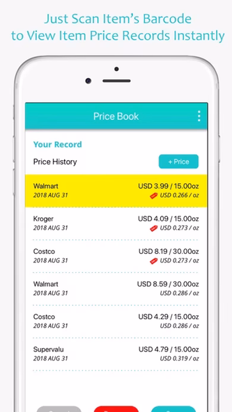 Price Book-Track Grocery Price Screenshot 2 - AppWisp.com Price Book-Track Grocery Price Screenshot 2 - AppWisp.com