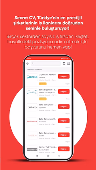 Secretcv - İş İlanı Ara & Bul Screenshot 4 - AppWisp.com Secretcv - İş İlanı Ara & Bul Screenshot 4 - AppWisp.com