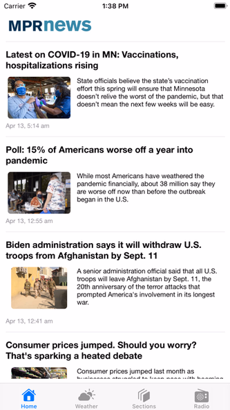 MPR News Screenshot 2 - AppWisp.com MPR News Screenshot 2 - AppWisp.com