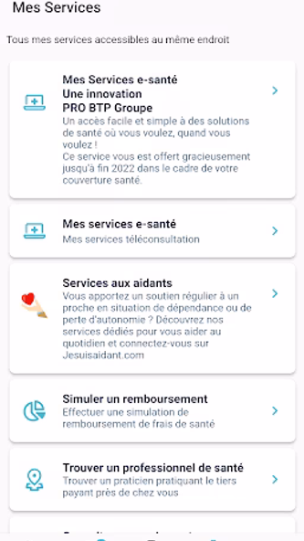 PRO BTP Santé Screenshot 4 - AppWisp.com PRO BTP Santé Screenshot 4 - AppWisp.com