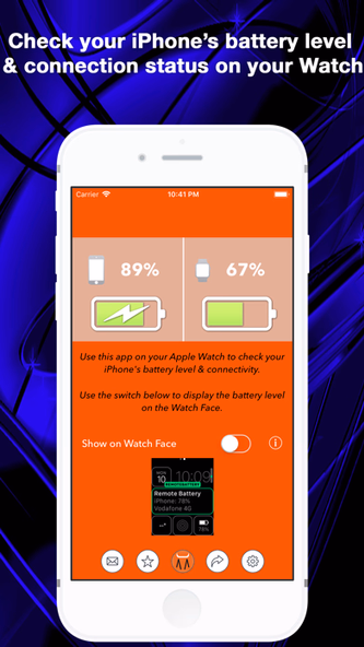 Remote Battery Level for Watch Screenshot 1 - AppWisp.com Remote Battery Level for Watch Screenshot 1 - AppWisp.com