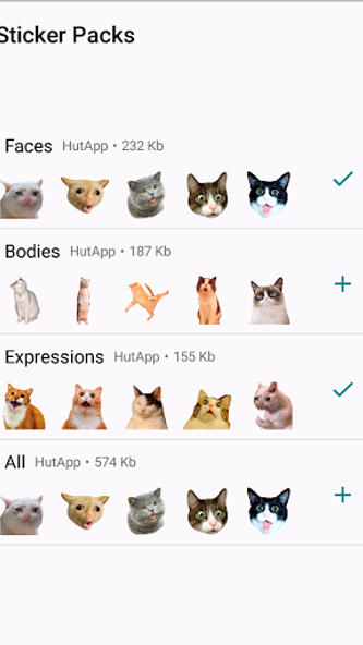 Cat Stickers for WhatsApp Screenshot 3 - AppWisp.com