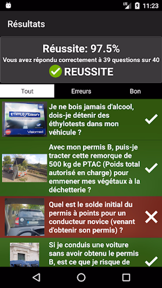 Quiz Code de la Route Screenshot 2 - AppWisp.com Quiz Code de la Route Screenshot 2 - AppWisp.com