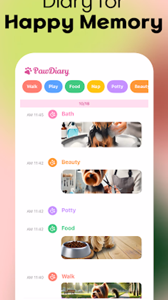 PawDiary Screenshot 2 - AppWisp.com PawDiary Screenshot 2 - AppWisp.com