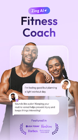 Zing AI: Home & Gym Workouts Screenshot 1 - AppWisp.com Zing AI: Home & Gym Workouts Screenshot 1 - AppWisp.com