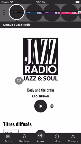 Jazz Radio Screenshot 1 - AppWisp.com Jazz Radio Screenshot 1 - AppWisp.com