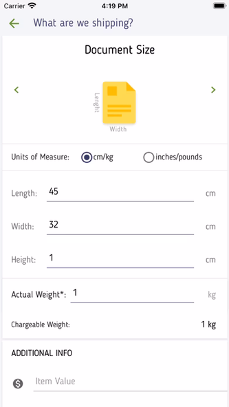 OUN Express Customer Screenshot 1 - AppWisp.com OUN Express Customer Screenshot 1 - AppWisp.com