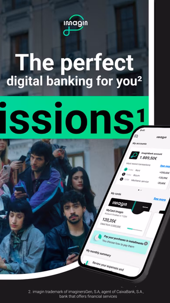 imagin: More than mobile bank Screenshot 2 - AppWisp.com imagin: More than mobile bank Screenshot 2 - AppWisp.com