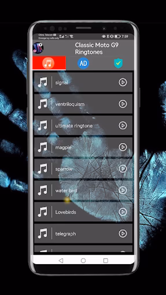 Moto G9 Ringtones Screenshot 1 - AppWisp.com Moto G9 Ringtones Screenshot 1 - AppWisp.com