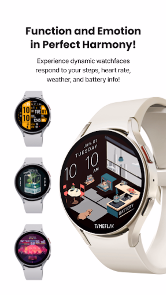 TIMEFLIK Watch Face Screenshot 4 - AppWisp.com TIMEFLIK Watch Face Screenshot 4 - AppWisp.com