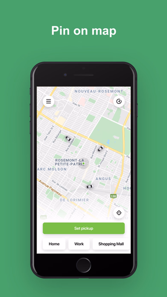 Ici Taxi Montreal Screenshot 1 - AppWisp.com Ici Taxi Montreal Screenshot 1 - AppWisp.com