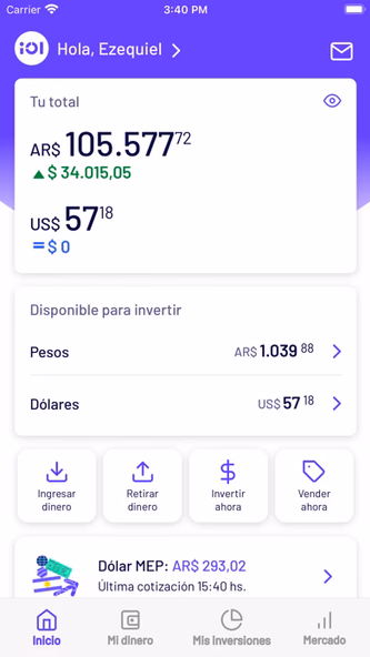 IOL: Todas tus inversiones Screenshot 1 - AppWisp.com IOL: Todas tus inversiones Screenshot 1 - AppWisp.com