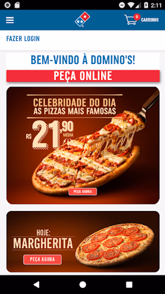Domino's Pizza Brasil Screenshot 1 - AppWisp.com