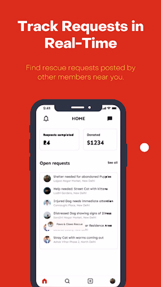 Strayz: Report, Rescue, Earn Screenshot 1 - AppWisp.com Strayz: Report, Rescue, Earn Screenshot 1 - AppWisp.com