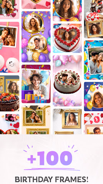 Happy birthday photo frame Screenshot 1 - AppWisp.com Happy birthday photo frame Screenshot 1 - AppWisp.com