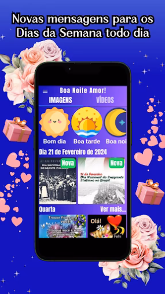 Bom Dia Tarde Boa Noite Amor Screenshot 1 - AppWisp.com Bom Dia Tarde Boa Noite Amor Screenshot 1 - AppWisp.com