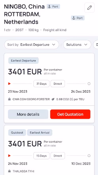 CMA CGM Screenshot 2 - AppWisp.com CMA CGM Screenshot 2 - AppWisp.com