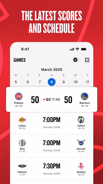 NBA: Live Games & Scores Screenshot 2 - AppWisp.com NBA: Live Games & Scores Screenshot 2 - AppWisp.com