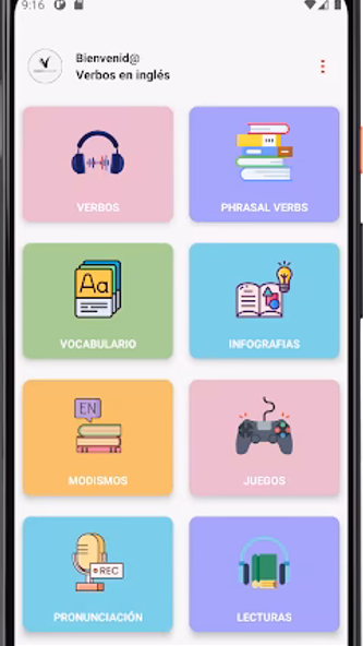 Verbos en Inglés Screenshot 1 - AppWisp.com Verbos en Inglés Screenshot 1 - AppWisp.com