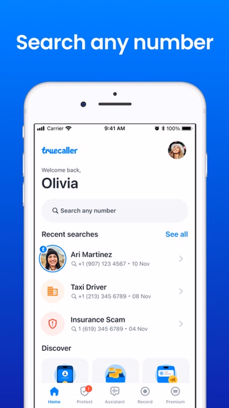 Truecaller: Caller ID Blocker Screenshot 4 - AppWisp.com Truecaller: Caller ID Blocker Screenshot 4 - AppWisp.com