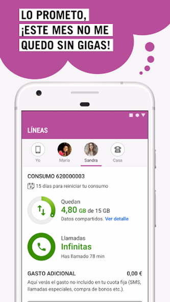 Mi Yoigo - Área de cliente Screenshot 2 - AppWisp.com Mi Yoigo - Área de cliente Screenshot 2 - AppWisp.com