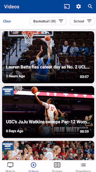 Pac-12 Now Screenshot 4 - AppWisp.com Pac-12 Now Screenshot 4 - AppWisp.com