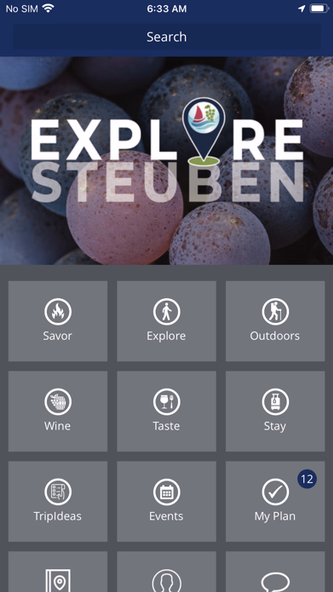 Explore Steuben Screenshot 1 - AppWisp.com Explore Steuben Screenshot 1 - AppWisp.com