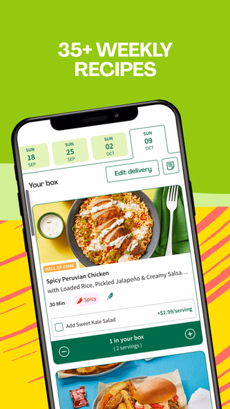 HelloFresh: Meal Kit Delivery Screenshot 3 - AppWisp.com HelloFresh: Meal Kit Delivery Screenshot 3 - AppWisp.com