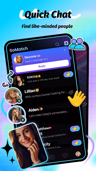 SoMatch- Online Chat & Party Screenshot 1 - AppWisp.com SoMatch- Online Chat & Party Screenshot 1 - AppWisp.com