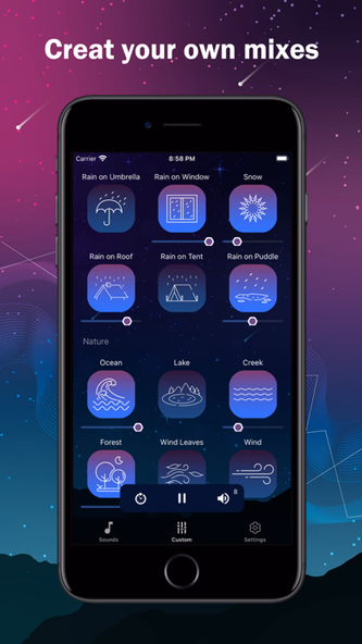 Sleep Sounds - Relax & Sleep Screenshot 2 - AppWisp.com Sleep Sounds - Relax & Sleep Screenshot 2 - AppWisp.com