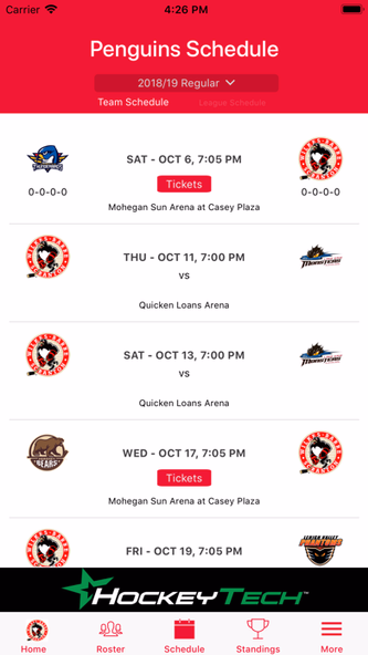 Wilkes-Barre/Scranton Penguins Screenshot 4 - AppWisp.com Wilkes-Barre/Scranton Penguins Screenshot 4 - AppWisp.com
