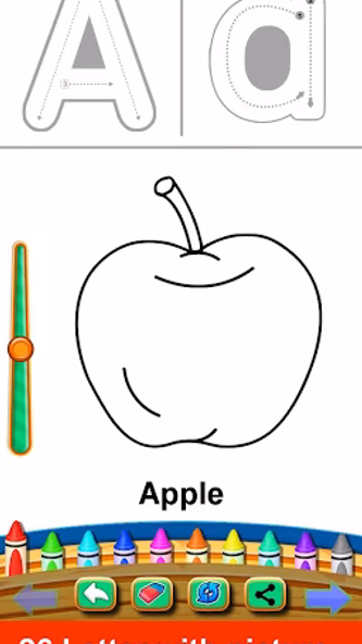 Alphabet Coloring Screenshot 2 - AppWisp.com Alphabet Coloring Screenshot 2 - AppWisp.com