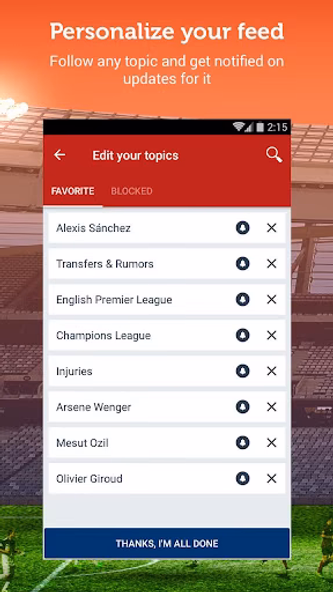 Gunners News Screenshot 2 - AppWisp.com Gunners News Screenshot 2 - AppWisp.com
