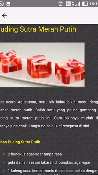 Resep Puding Lezat Screenshot 3 - AppWisp.com Resep Puding Lezat Screenshot 3 - AppWisp.com