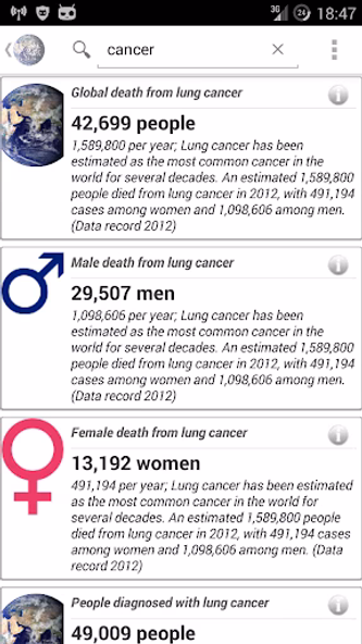 Numbers - Key World Statistics Screenshot 4 - AppWisp.com Numbers - Key World Statistics Screenshot 4 - AppWisp.com