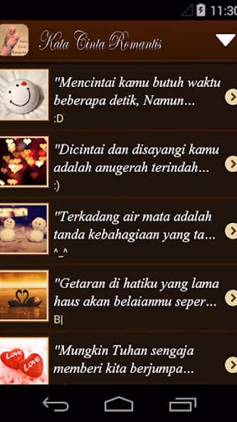 Kata Cinta Romantis 2020 😘 Screenshot 3 - AppWisp.com Kata Cinta Romantis 2020 😘 Screenshot 3 - AppWisp.com