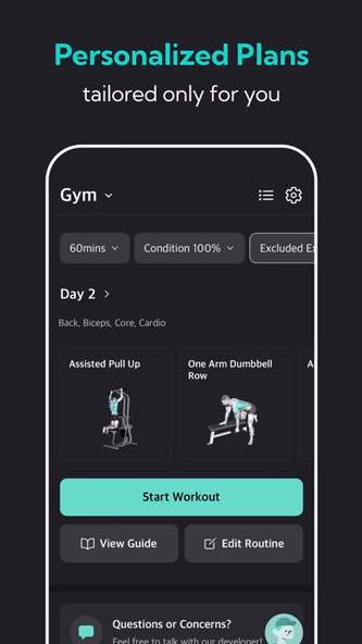 Planfit - Gym Workout Planner Screenshot 4 - AppWisp.com Planfit - Gym Workout Planner Screenshot 4 - AppWisp.com