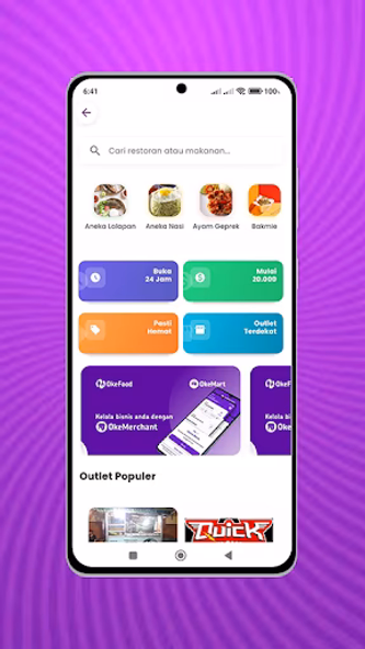OKEJEK - Ojek Online, Makanan Screenshot 3 - AppWisp.com OKEJEK - Ojek Online, Makanan Screenshot 3 - AppWisp.com
