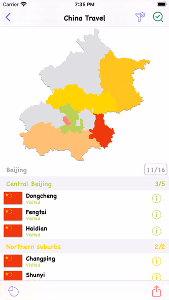 China Travel Map: I Have Been Screenshot 3 - AppWisp.com China Travel Map: I Have Been Screenshot 3 - AppWisp.com