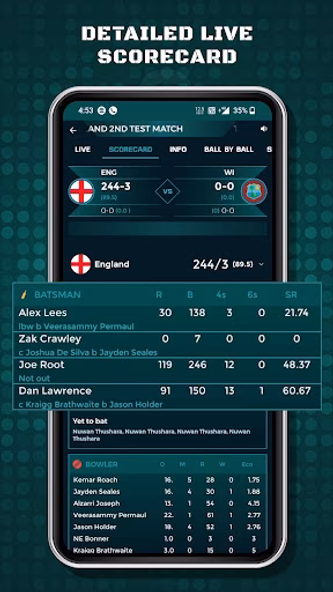 Cric Line Pro - Live Line Screenshot 3 - AppWisp.com Cric Line Pro - Live Line Screenshot 3 - AppWisp.com