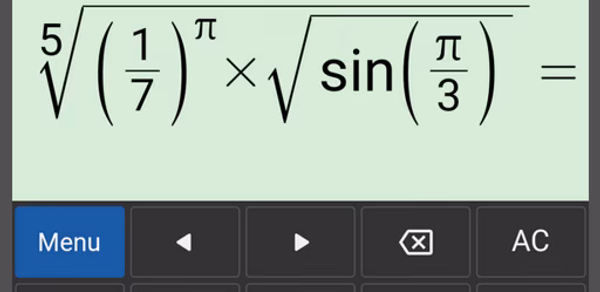 Scientific Calculator Header - AppWisp.com